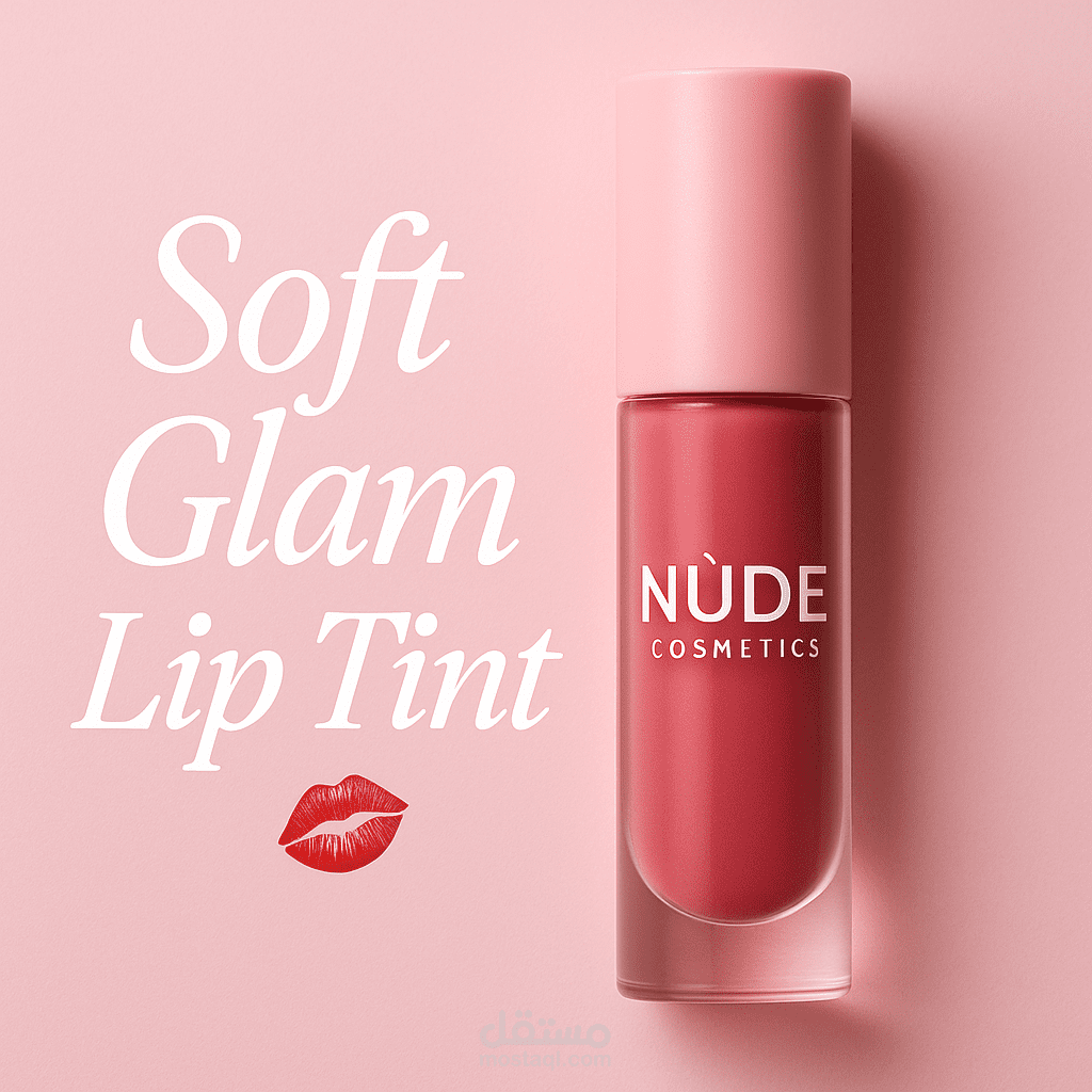 اعلان ممول لي الشاي الاخضر بوست أنثوي – وردي × أبيض – نظيف وراقي لبراند Nùde Cosmetics