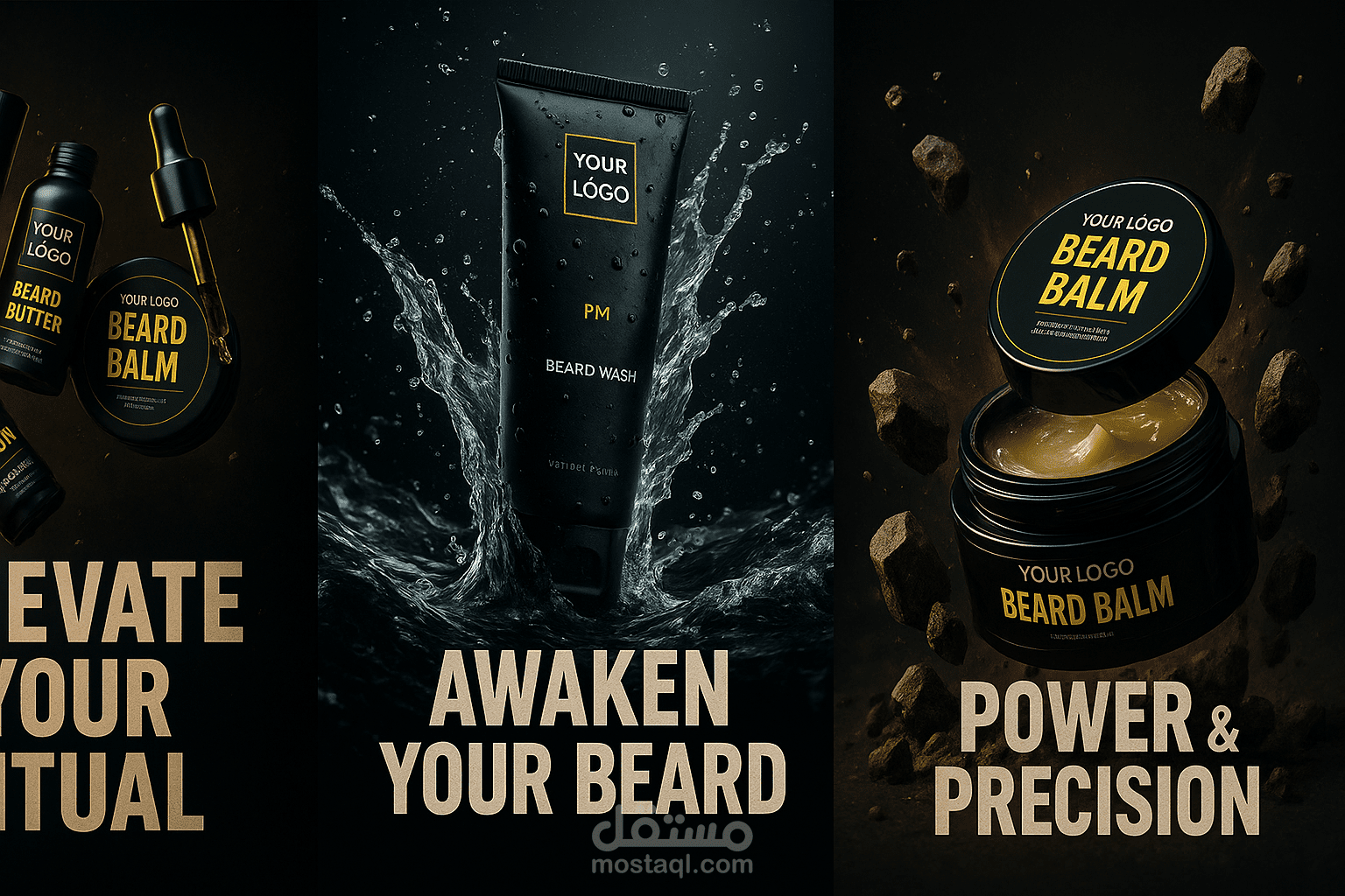 E BEARD ARMOR COLLECTION — Cinematic Grooming Ads”