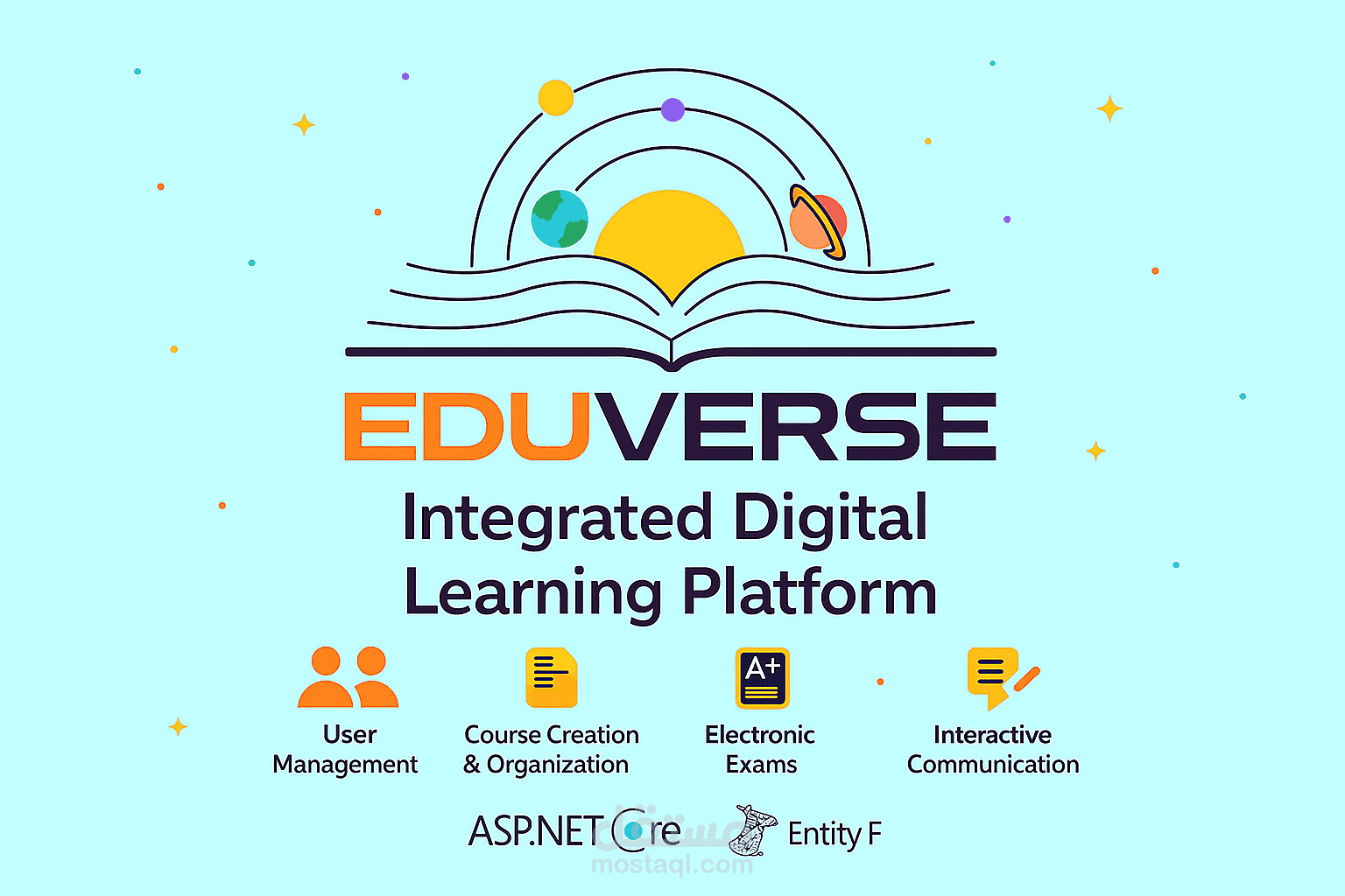نظام إدارة التعليم الإلكتروني - EduVerse (ASP.NET Core Web API)