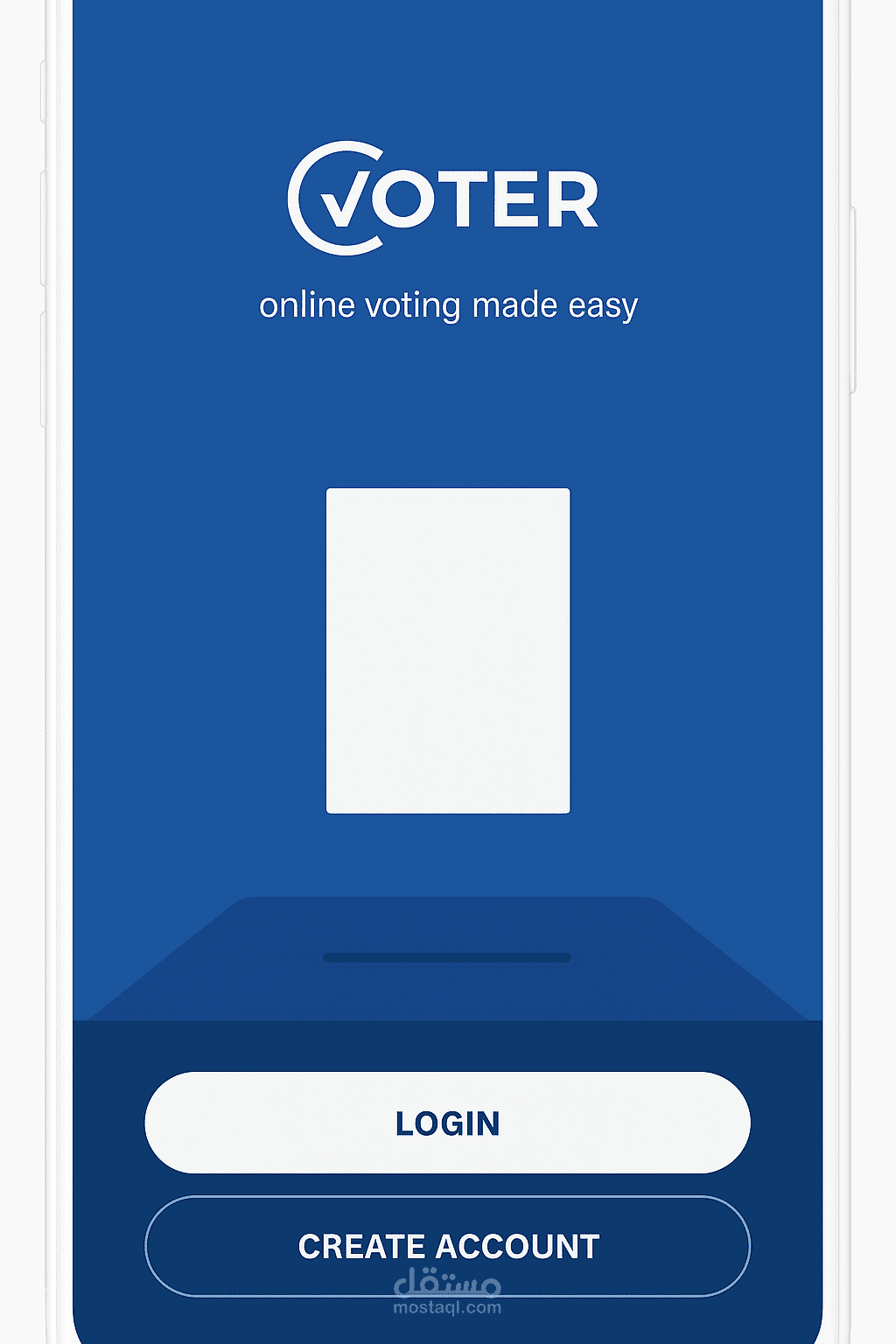 تصميم وتطوير نظام تصويت إلكتروني آمن (Online Voting System)