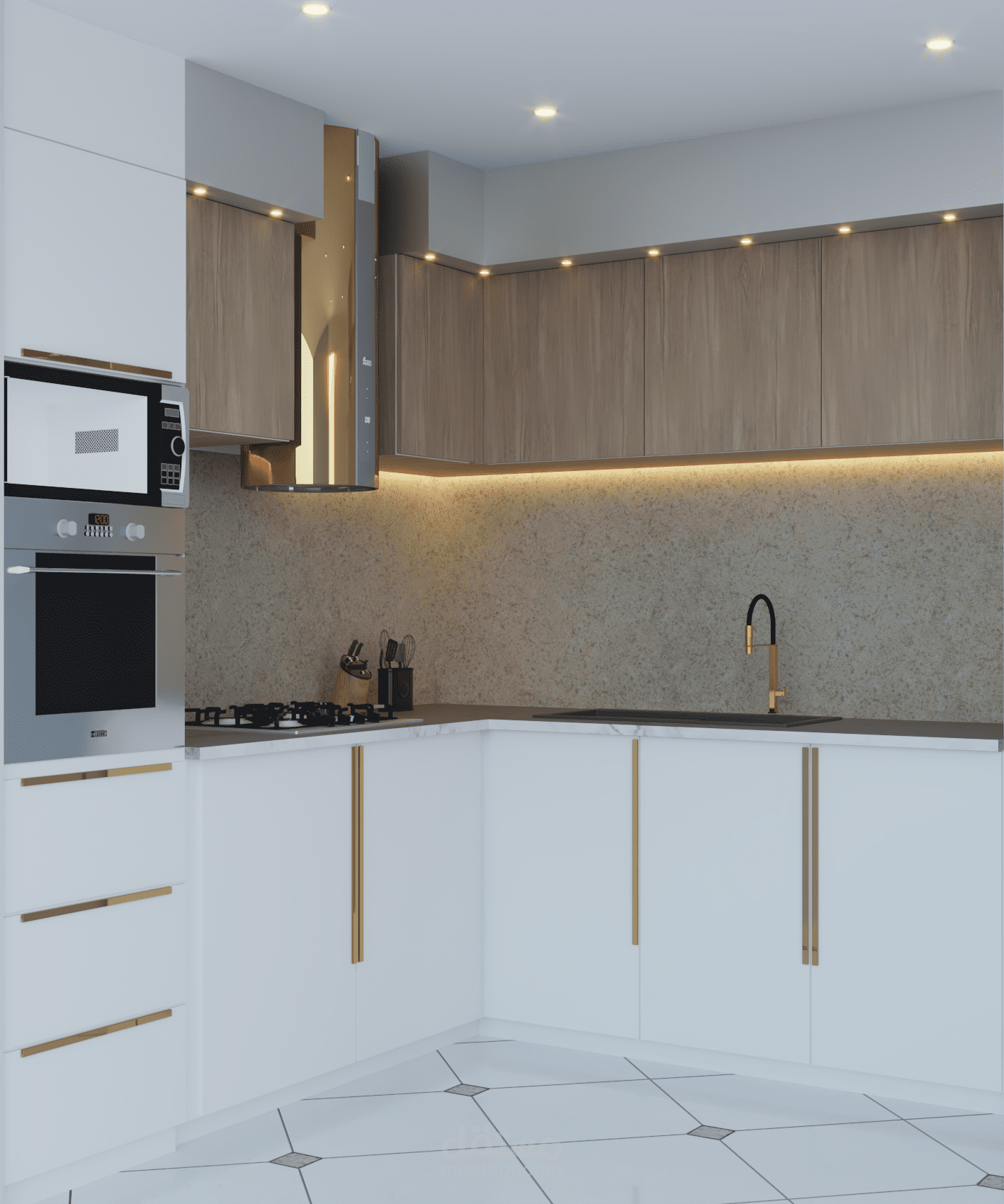 تصميم مطبخ  مودرن