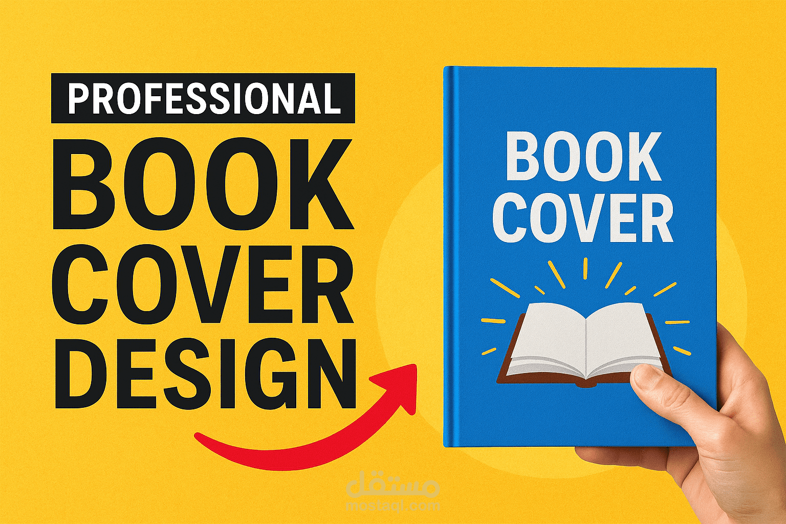 تصميم غلاف كتاب احترافي يرفع قيمة كتابك ويجذب القراء