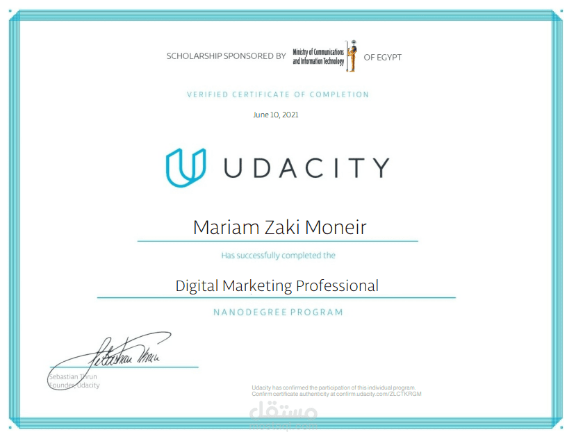 Professional Digital Marketing Certificate