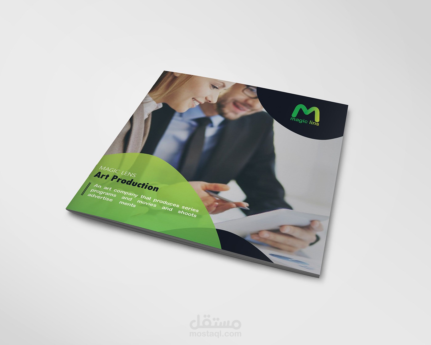 تصميم برشور لشركة ماجيك لنس