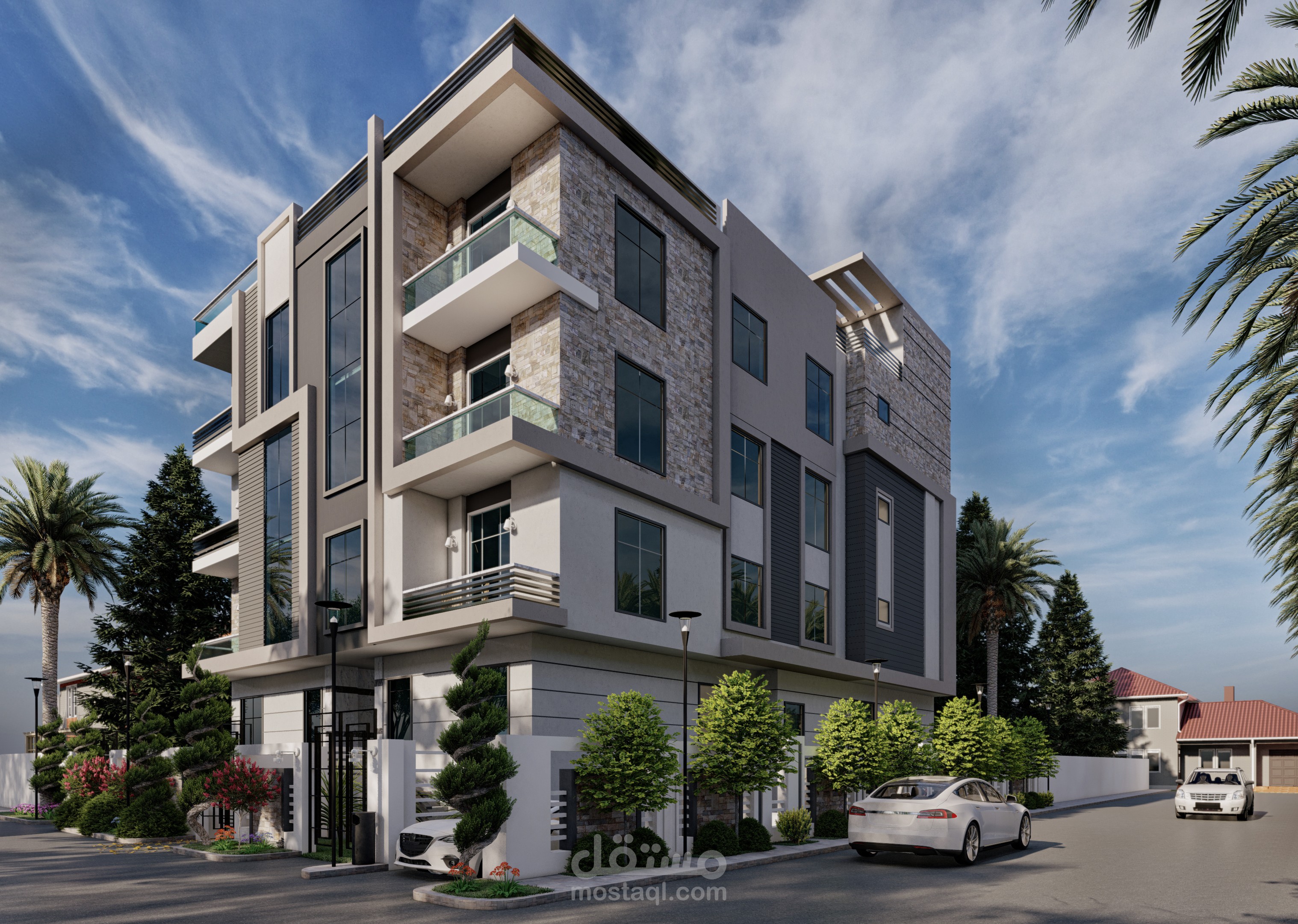 واجهه فيلا مودرن