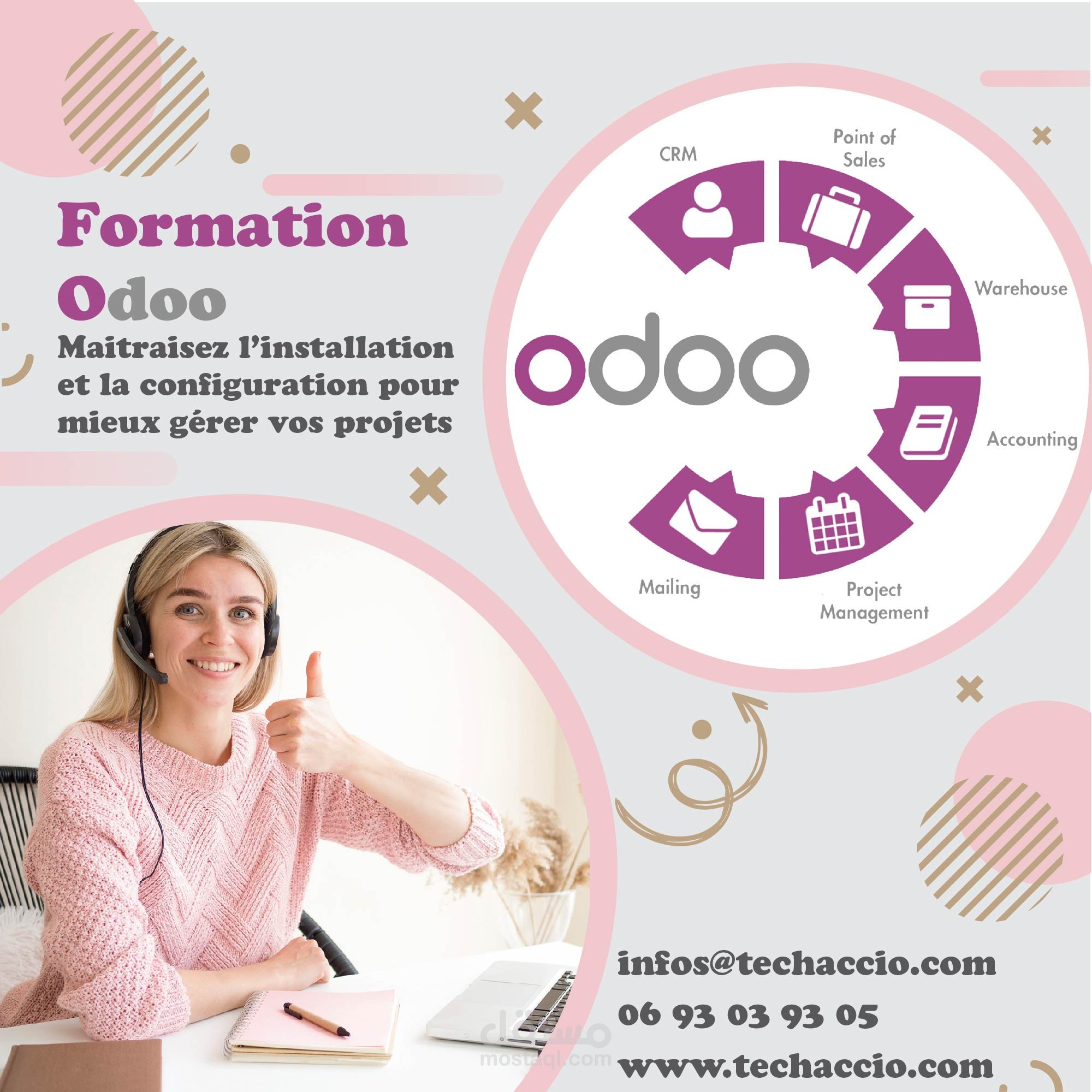 EDUCATION ODOO SOCIAL MEDIA DESIGN