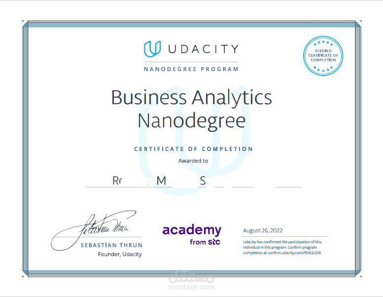 شرح ومساعدة في حل مشاريع Business Analytics Nanodegree علي يوداستي