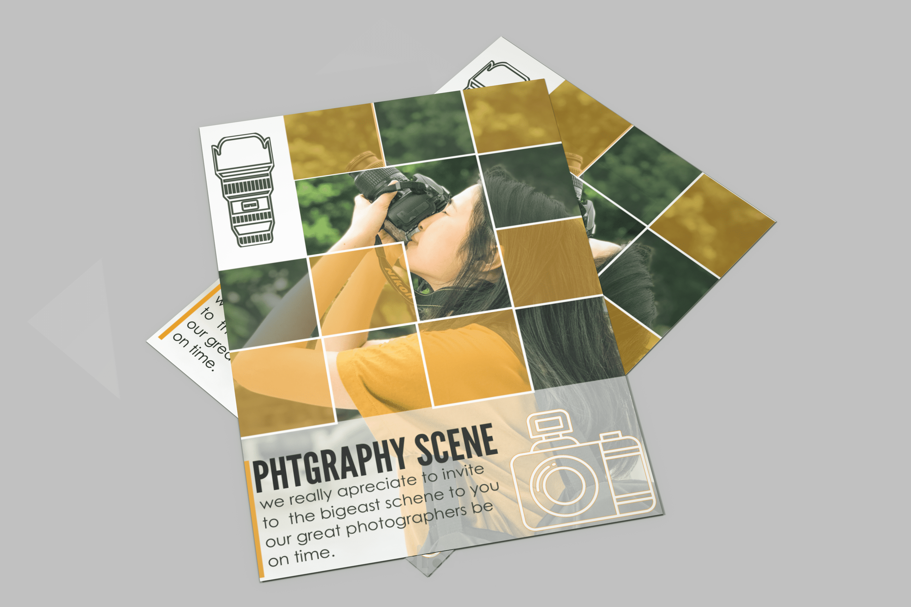 بوستر لاعلان مسابقة تصوير