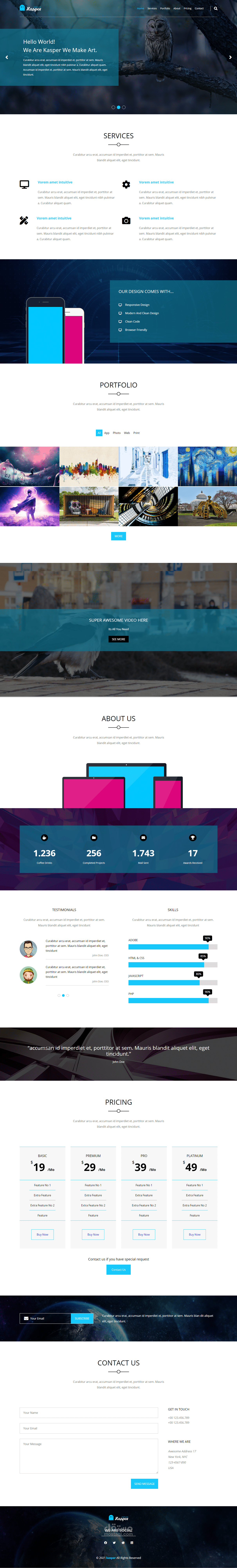 قالب HTML And CSS Template #2