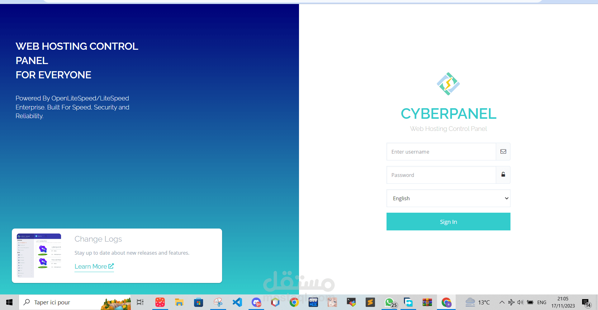 اعداد سيرفر VPS و تثبيت لوحة تحكم (CyberPanel) عليه