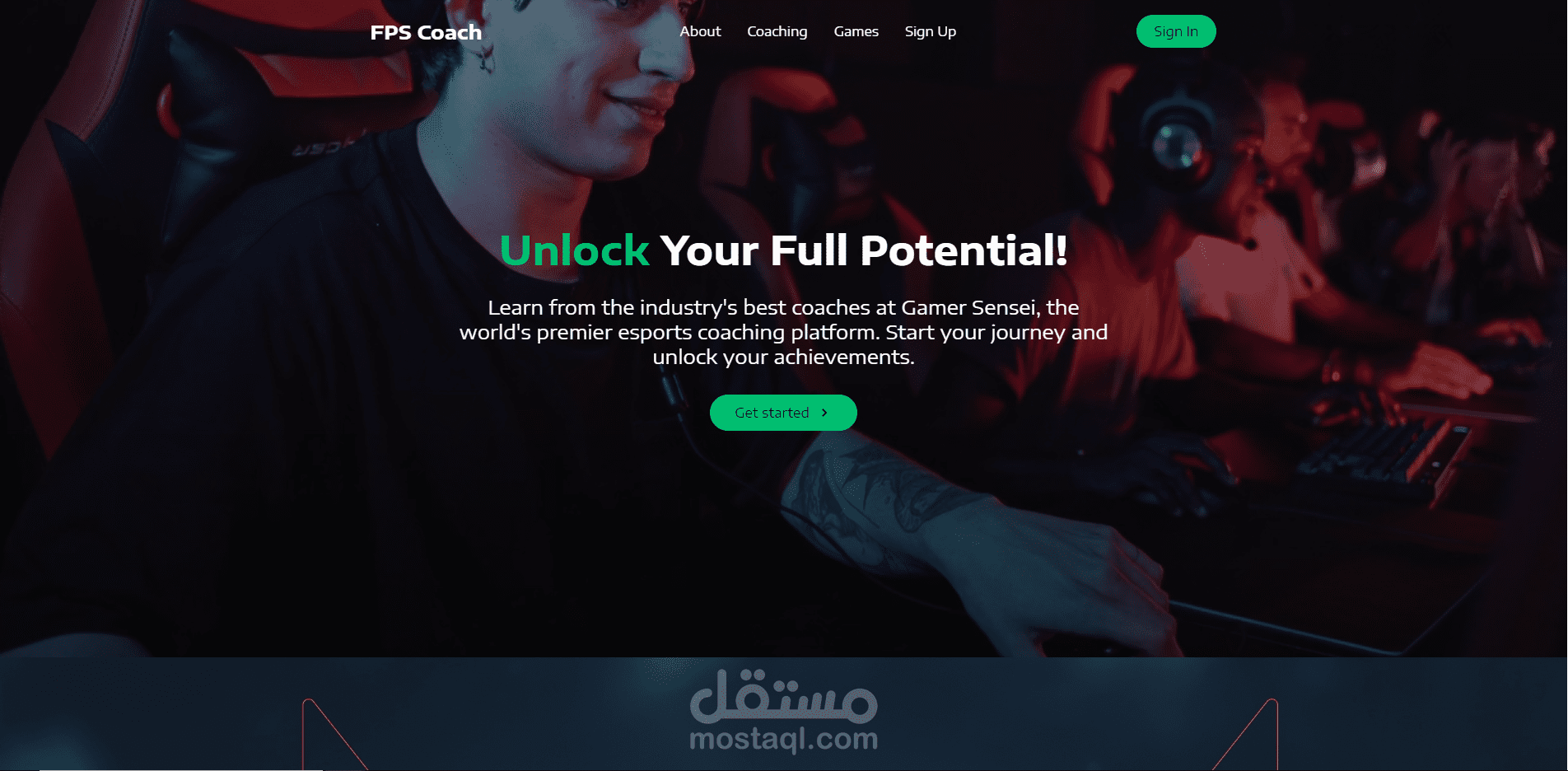 Games Coaching Website