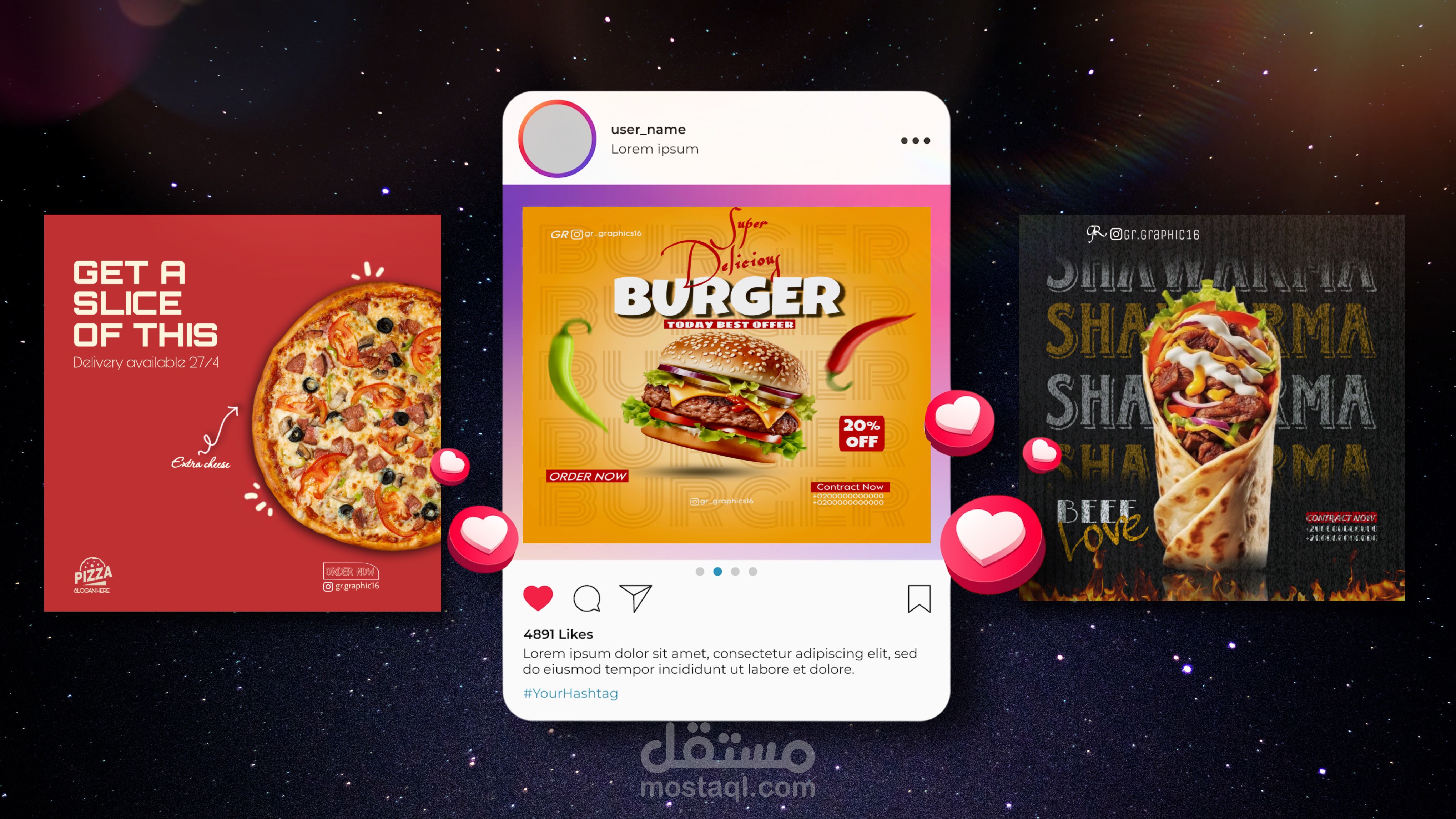 تصاميم إعلانات سوشيال ميديا