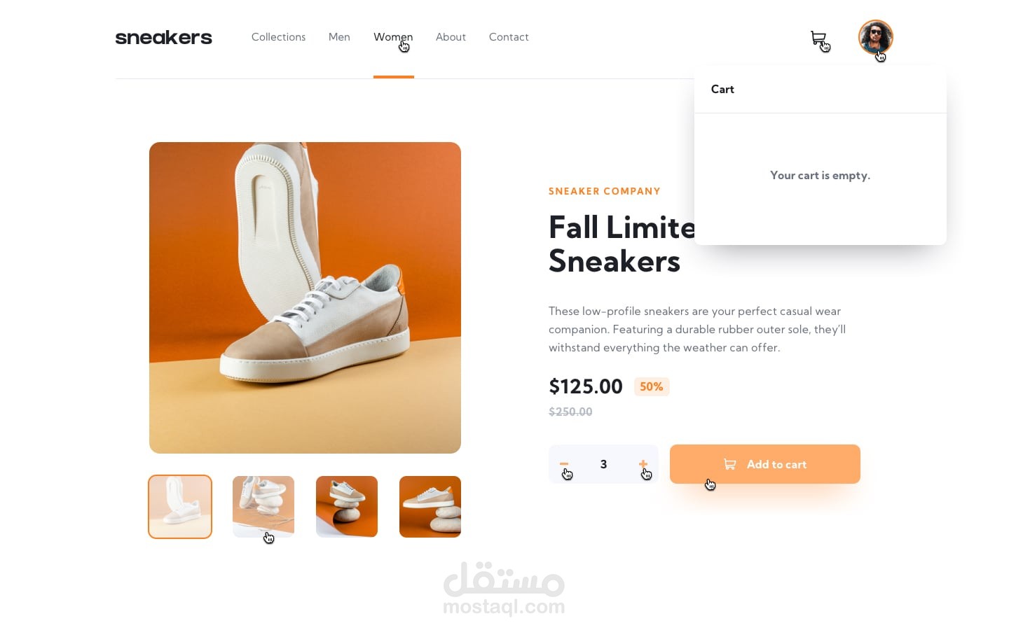 ecommerce product page | صفحة منتج التجارة الإلكترونية