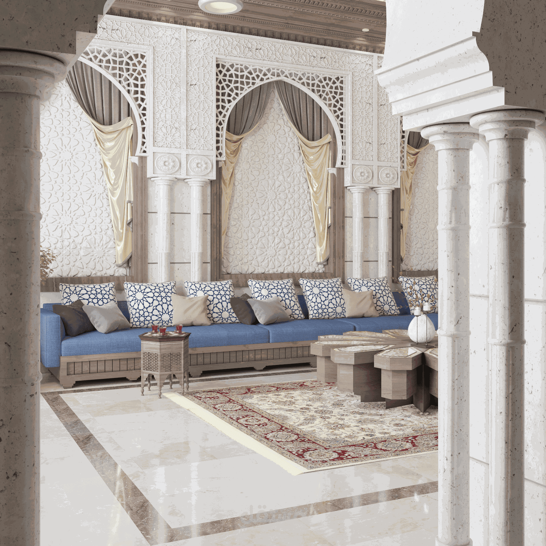 تصميم مجلس على الطراز الكلاسيكي