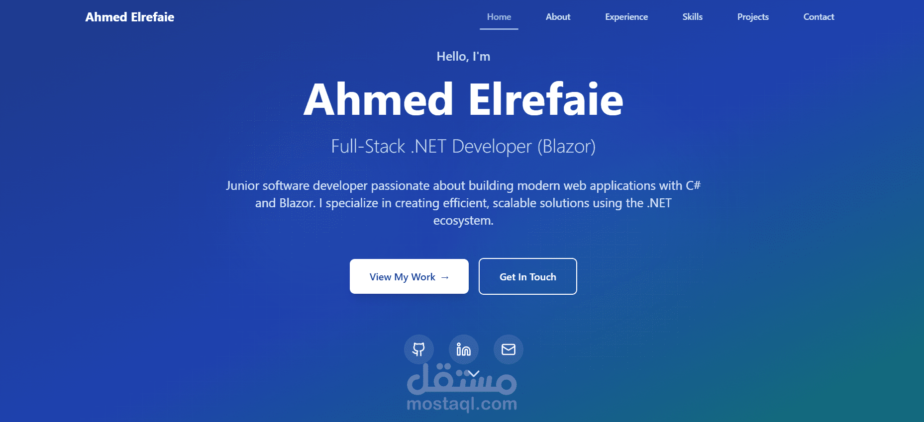معرض اعمال شخصي - portfolio