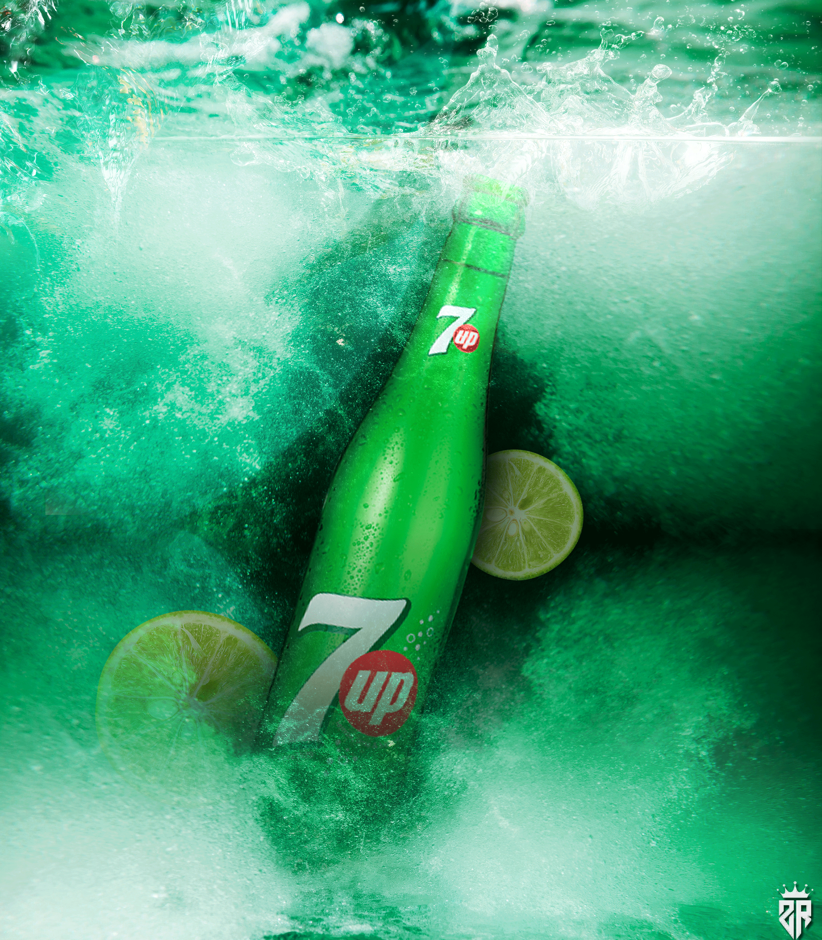 بوستر لشركه سيفن اب - poster for seven up