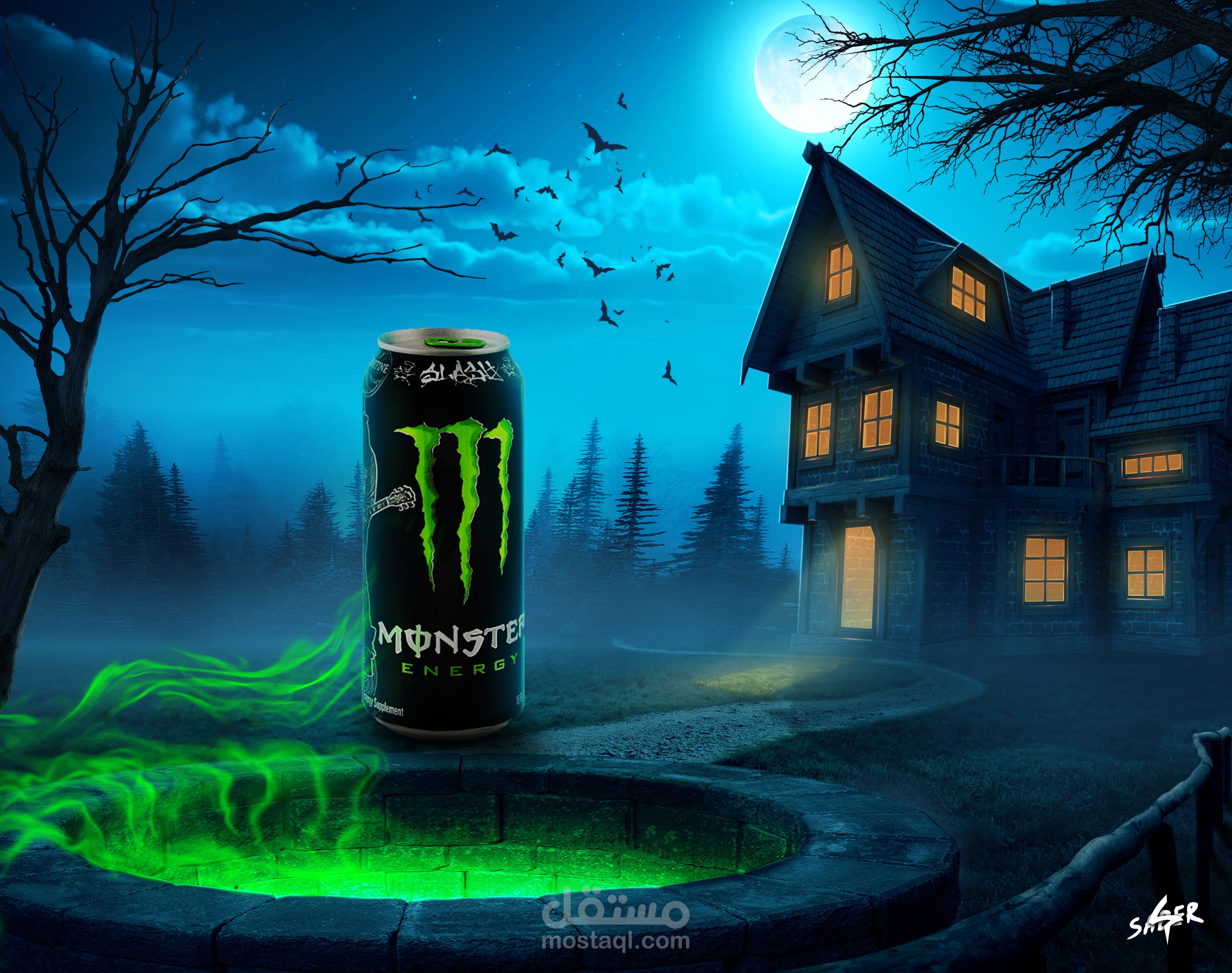 Poster for monster drink