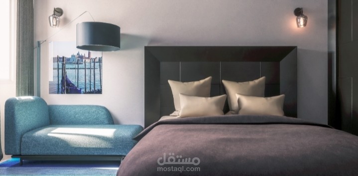 Simple minimal bedroom