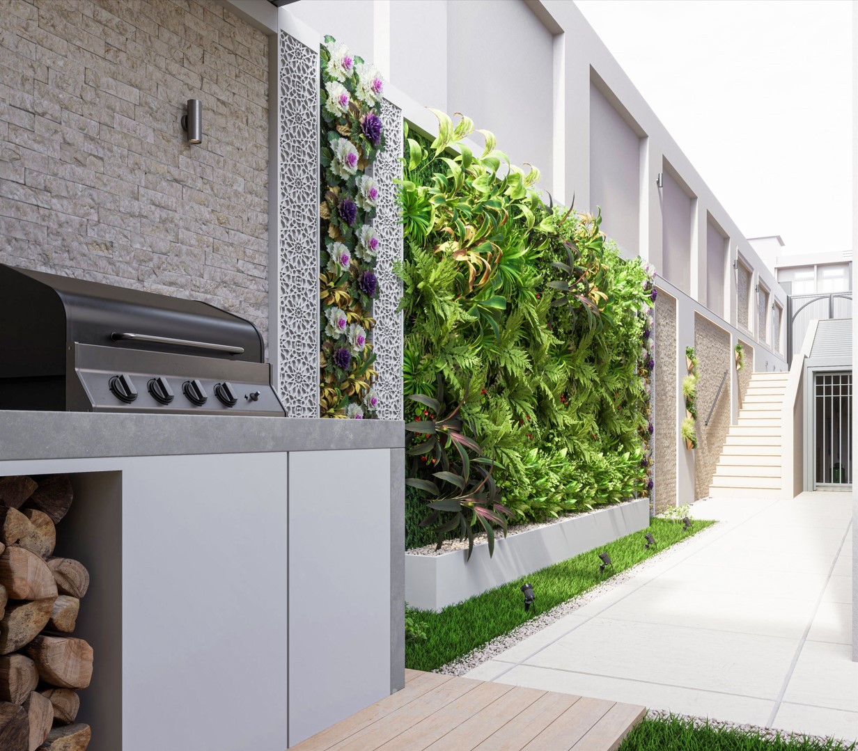 villa backyard design