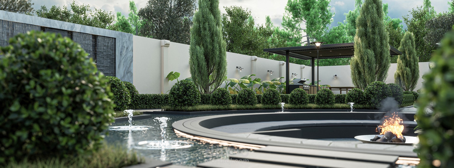 formal garden design