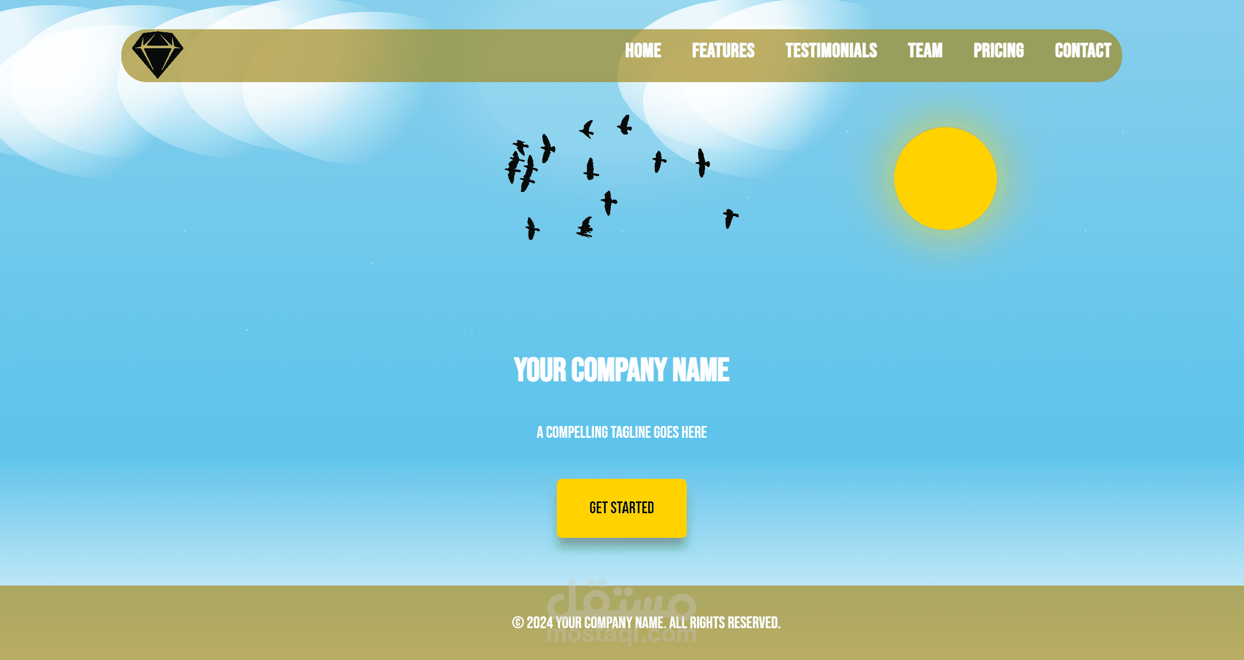 صفحة الهبوط landing page
