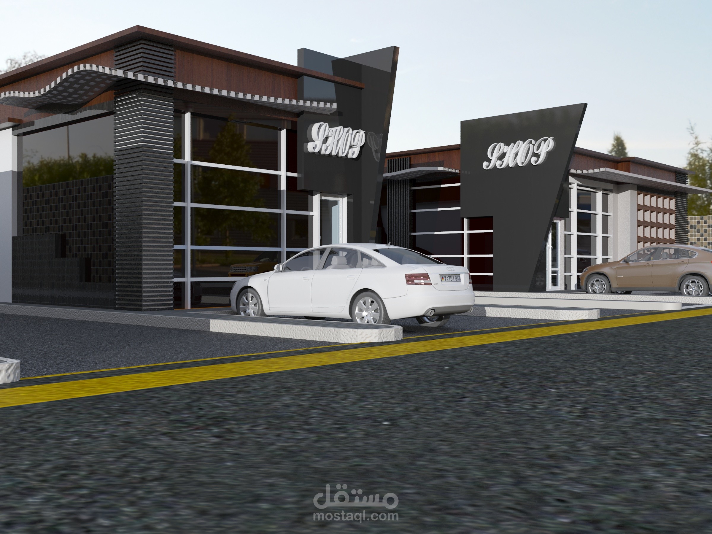 تصميم مطعم براند
