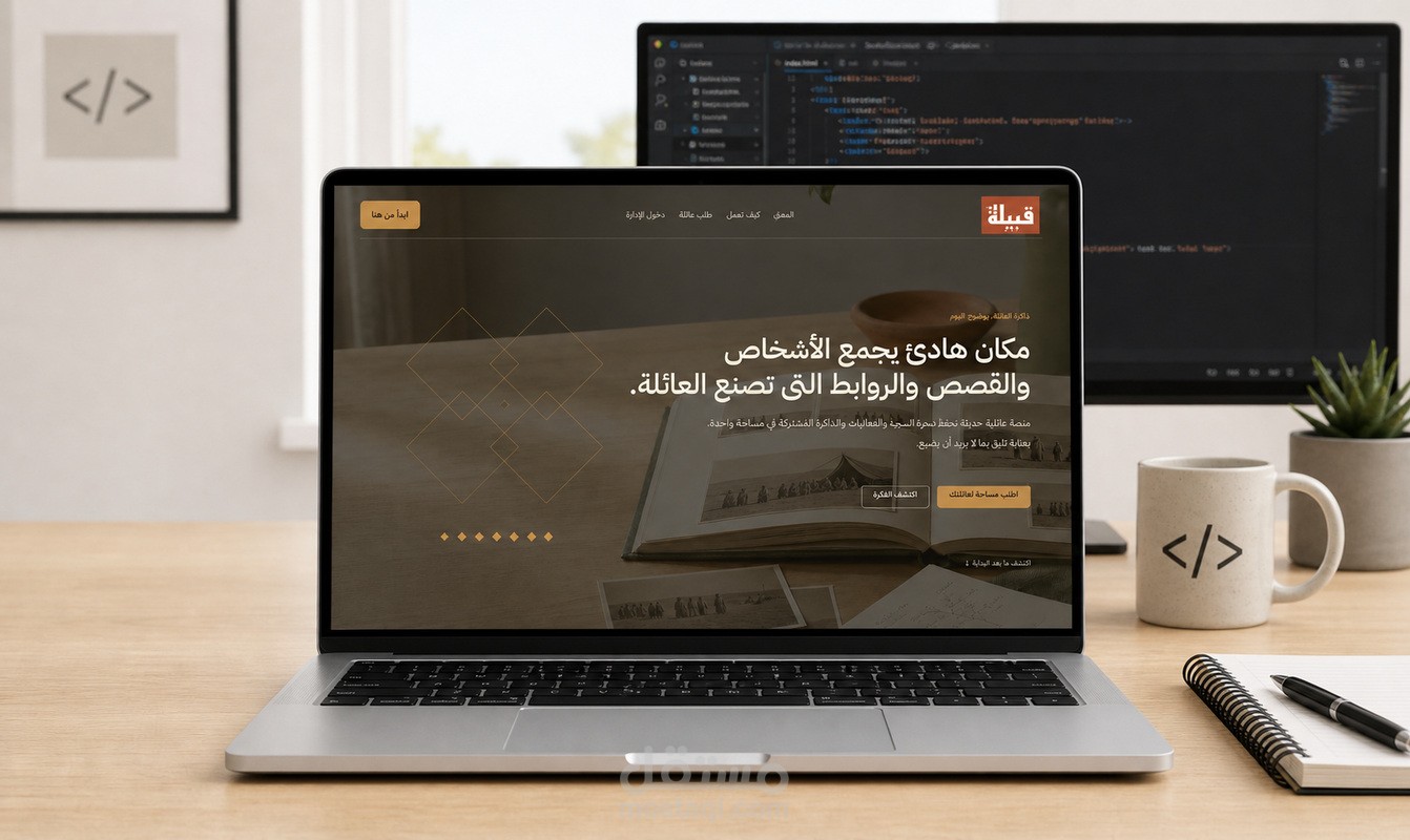 تصميم وبرمجة منصة «قبيلة» لتوثيق الأنساب وإدارة العائلات