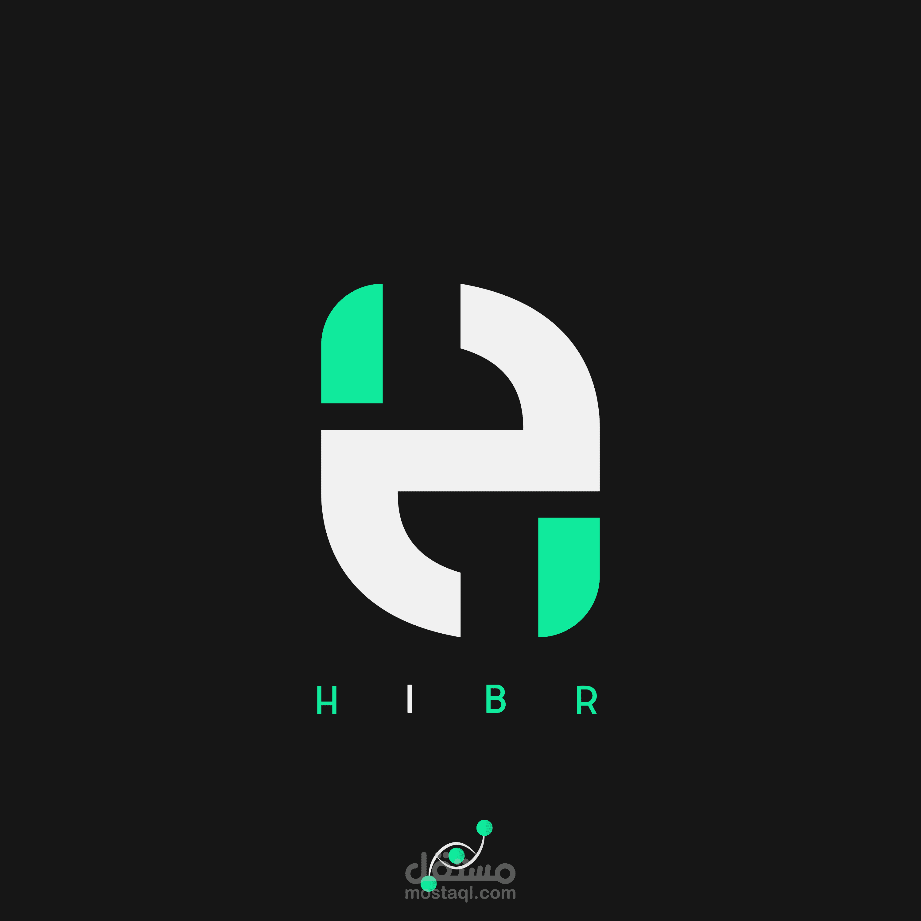 HIBR Logo Design