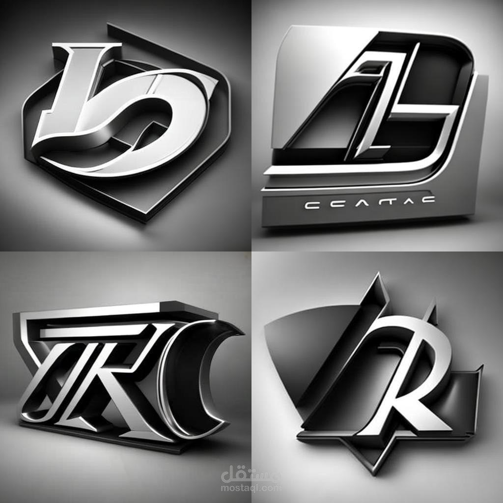 عمل LOGO بشكل احترافى (B)