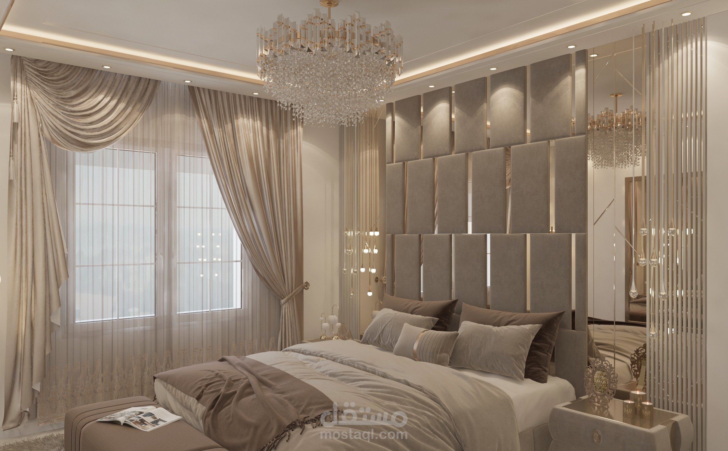 تصميم Master room بالمملكة العربية السعودية