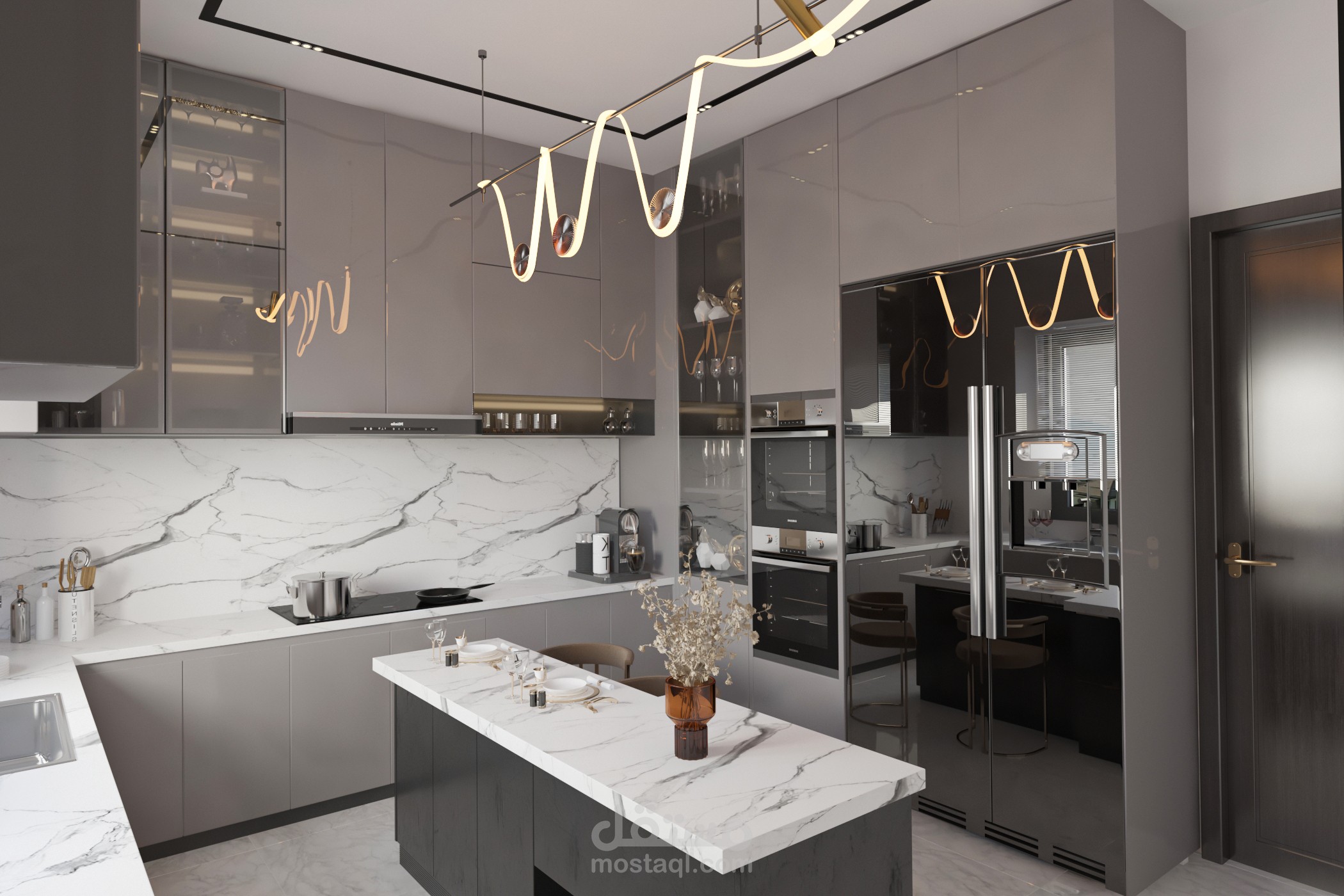 تصميم مطبخ وغرفه store  بدولة الإمارات