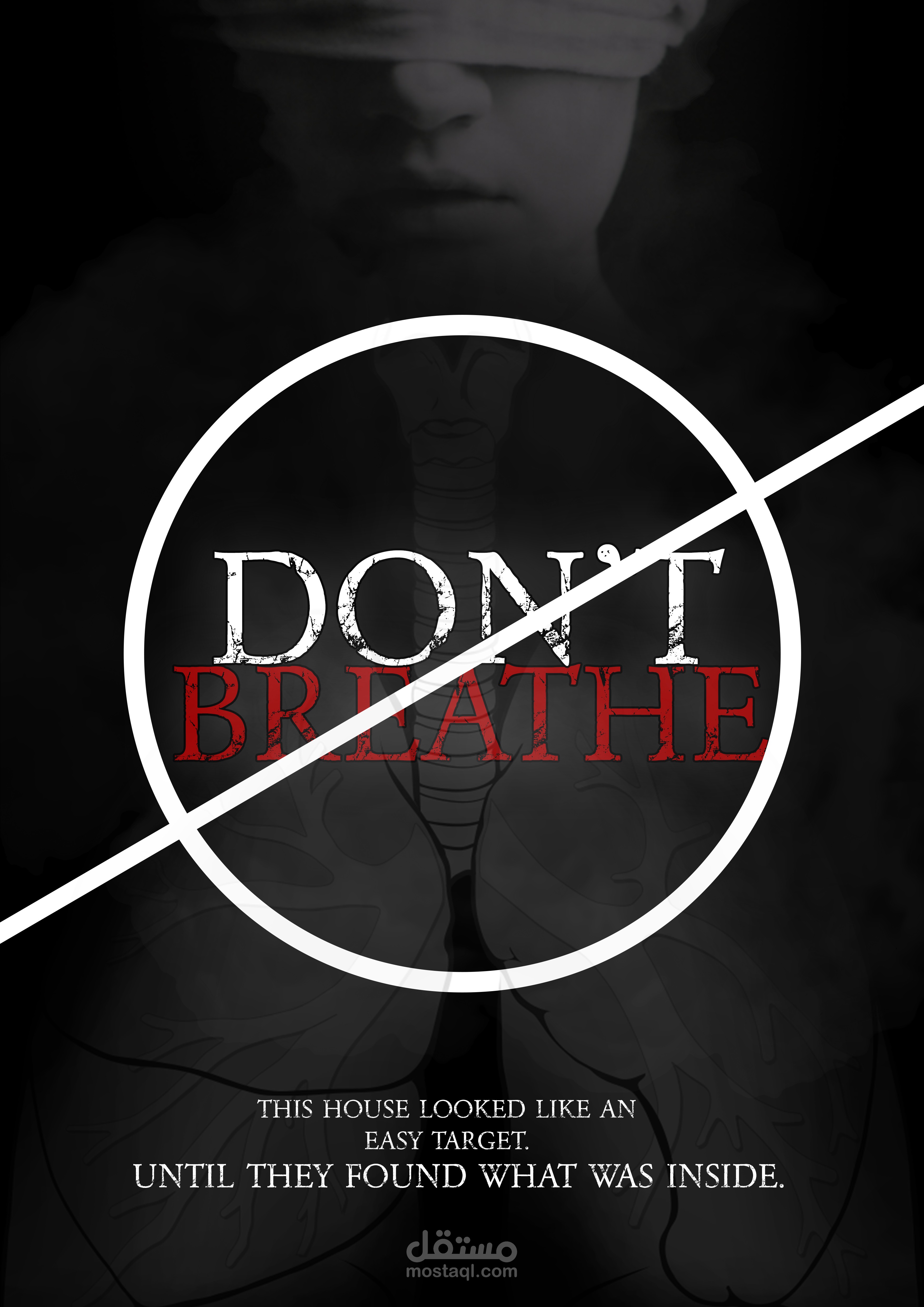 regenerate film poster إعادة تخيل بوستر فيلم don't breath
