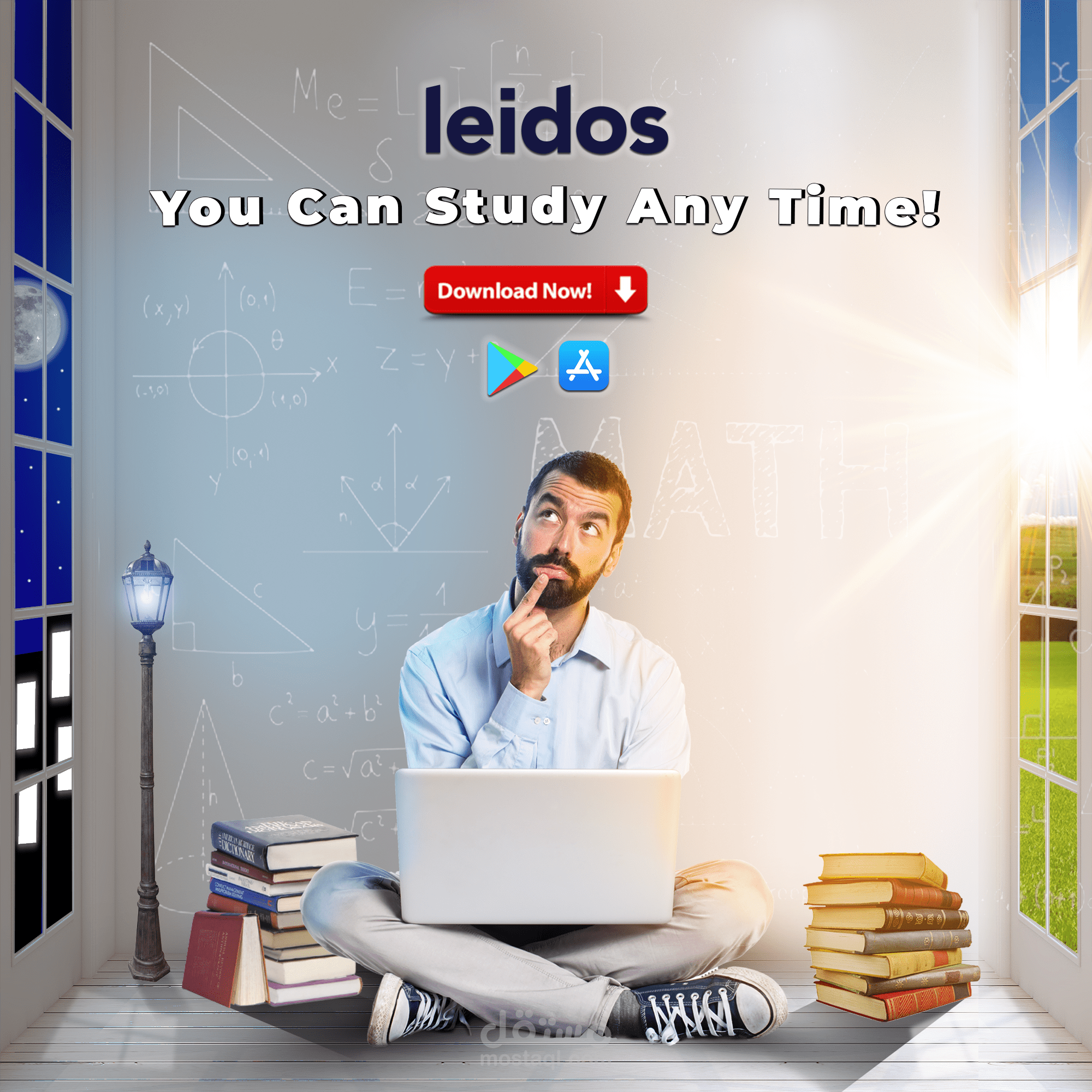 Ledios Learning App - Social Media Design