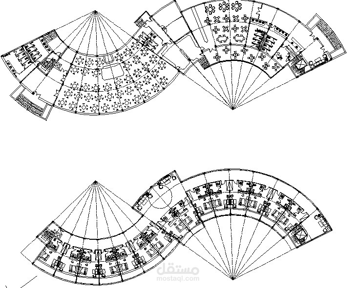 مسقط افقي لفندق
