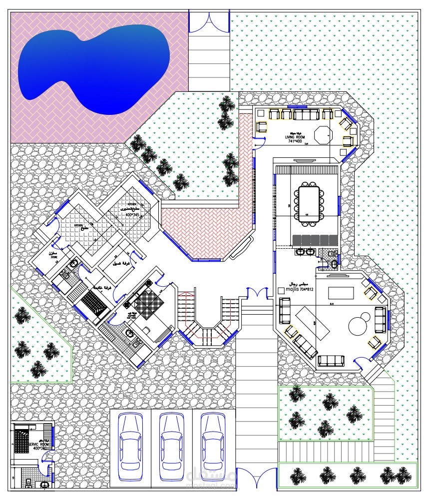 فيلا بالرياض بتصميم متميز وغاية بالإبداع