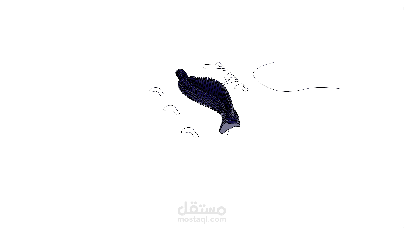 Parametric Contour Bench – Generative Design in Grasshopper