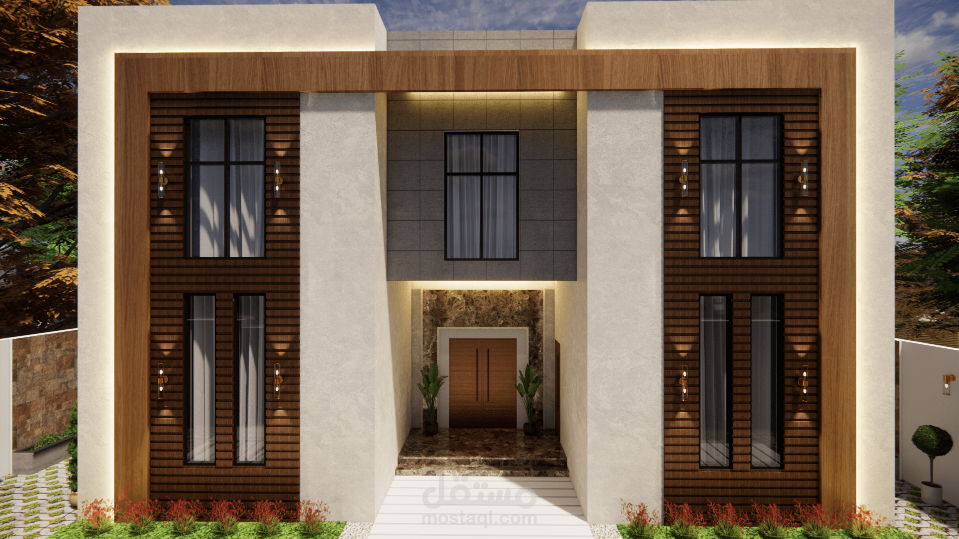 تصميم واجهة فيلا