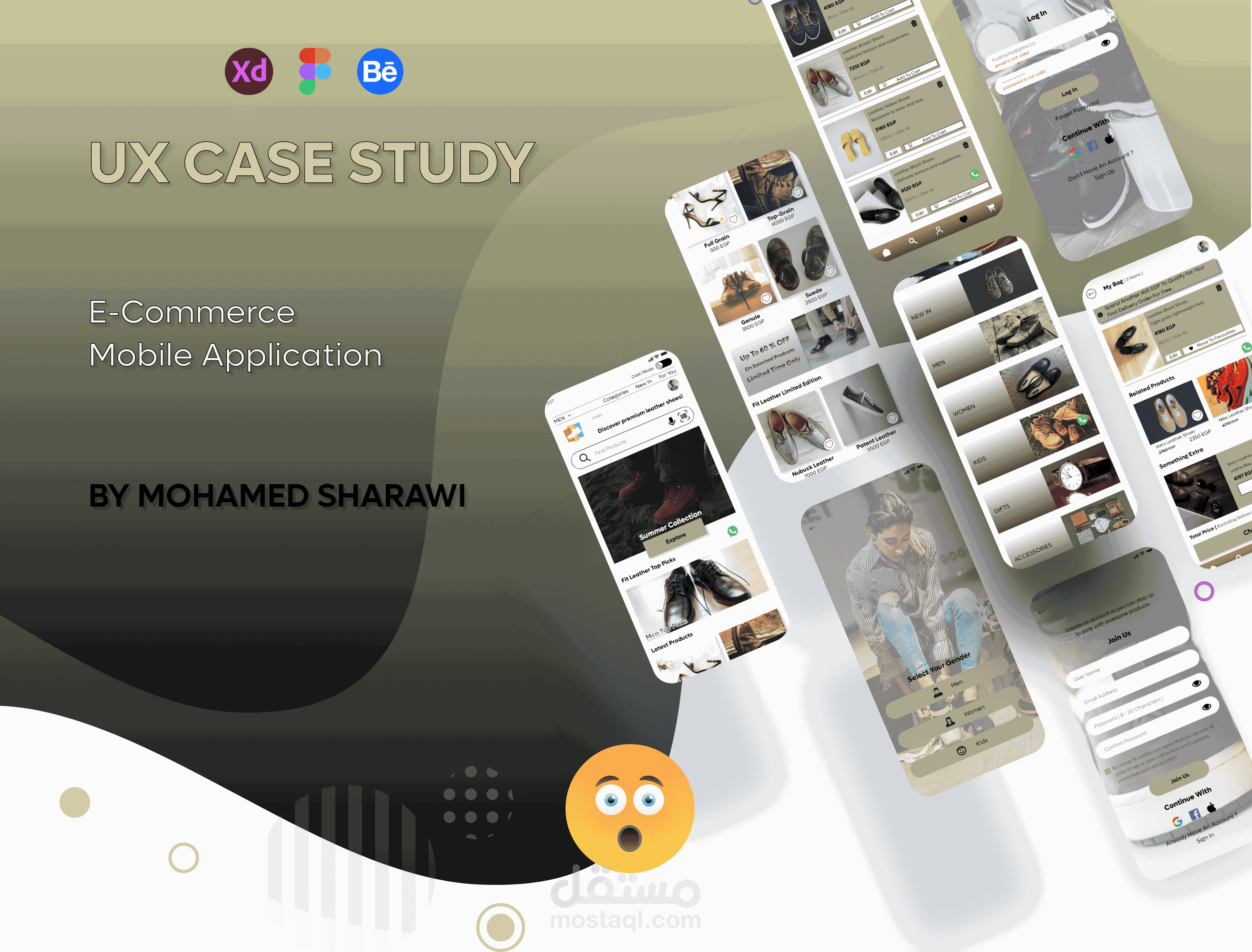 تصميم تطبيق الكترونى لشراء الاحذية