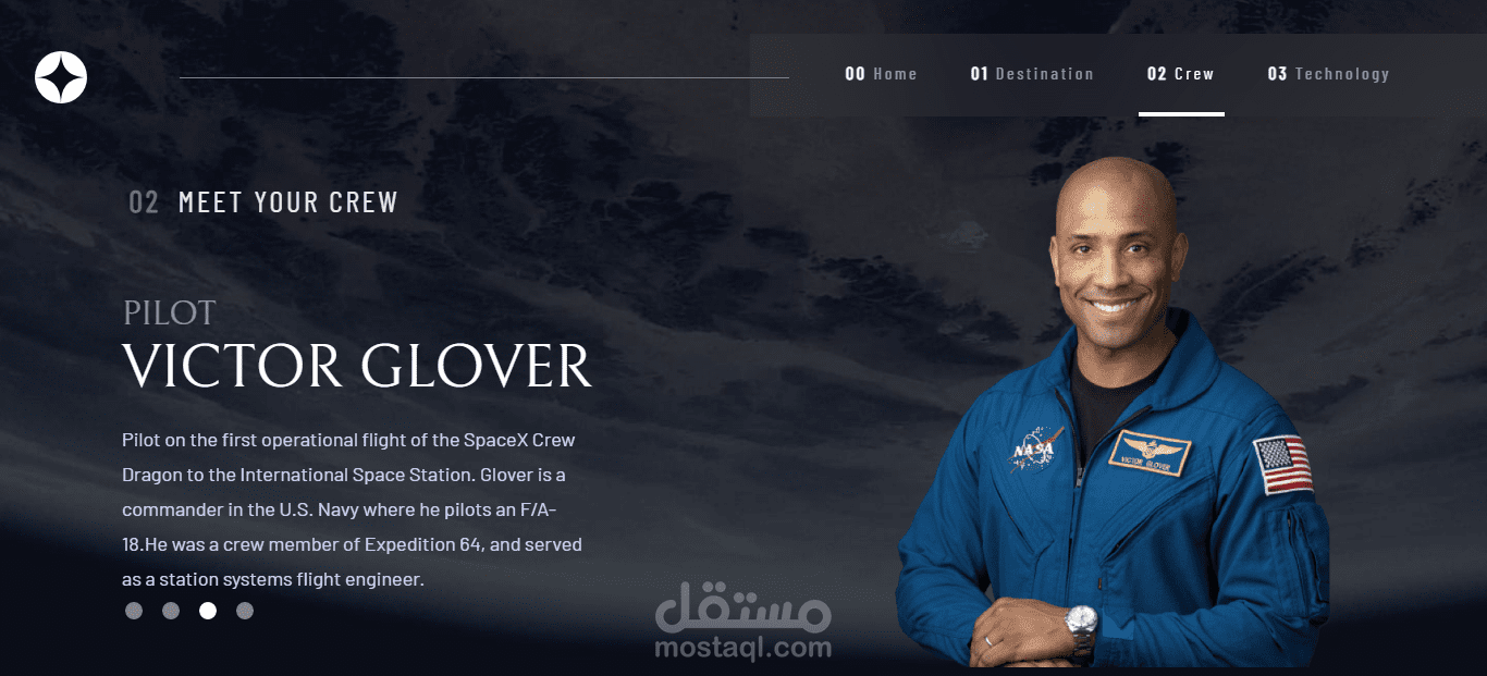 Space Tourism Website