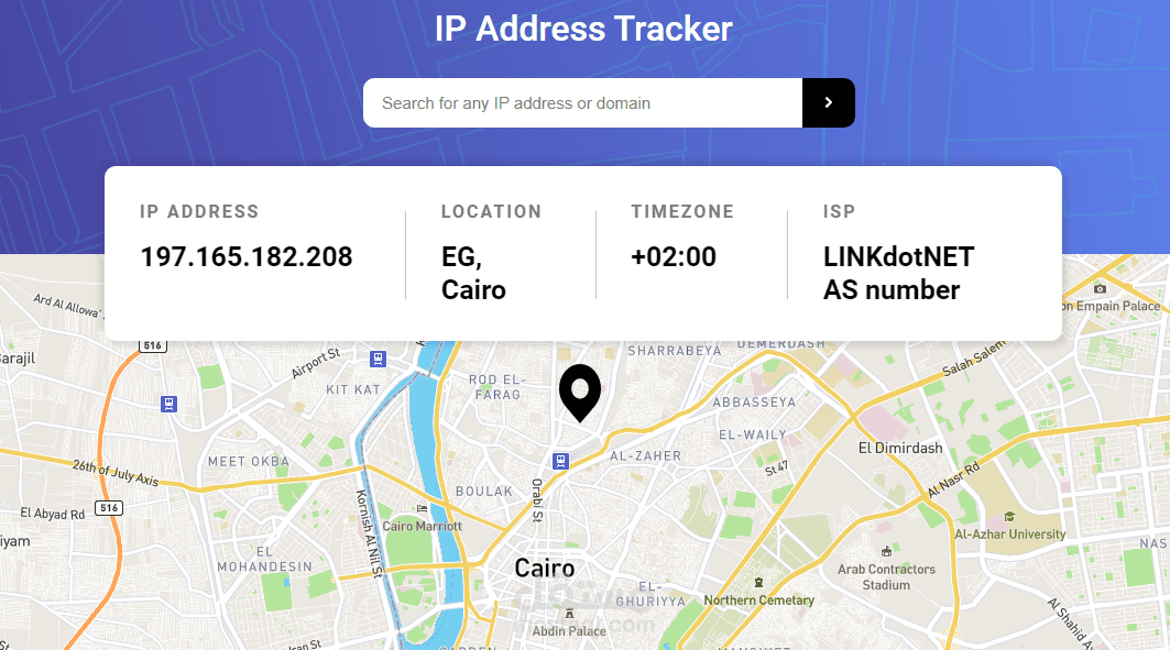 IP Address Tracker