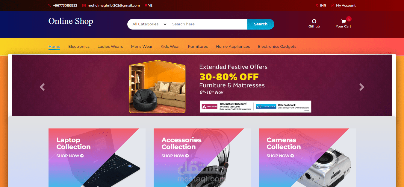 online shopping