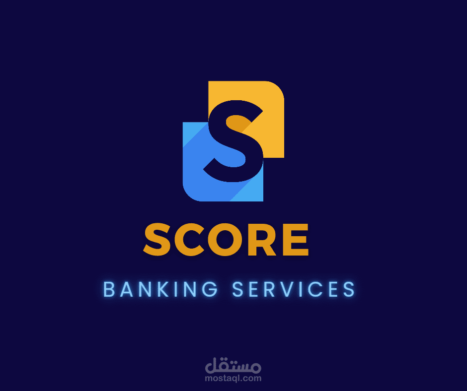 عمل لوجو لشركه سكور للخدمات البنكيه