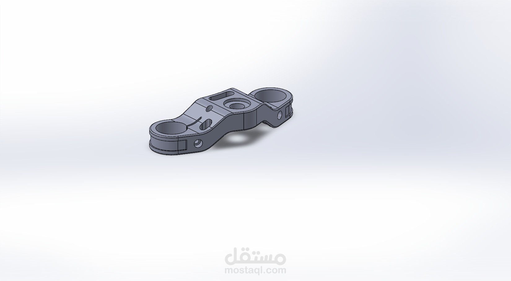 تصميم قاعدة لأحد الآلات في مصنع لعدم توفرها جاهزة