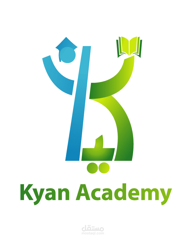 تصميم شعار أكاديمية بألوان و فكرة الزبون ( شيء يدل على النهضة )