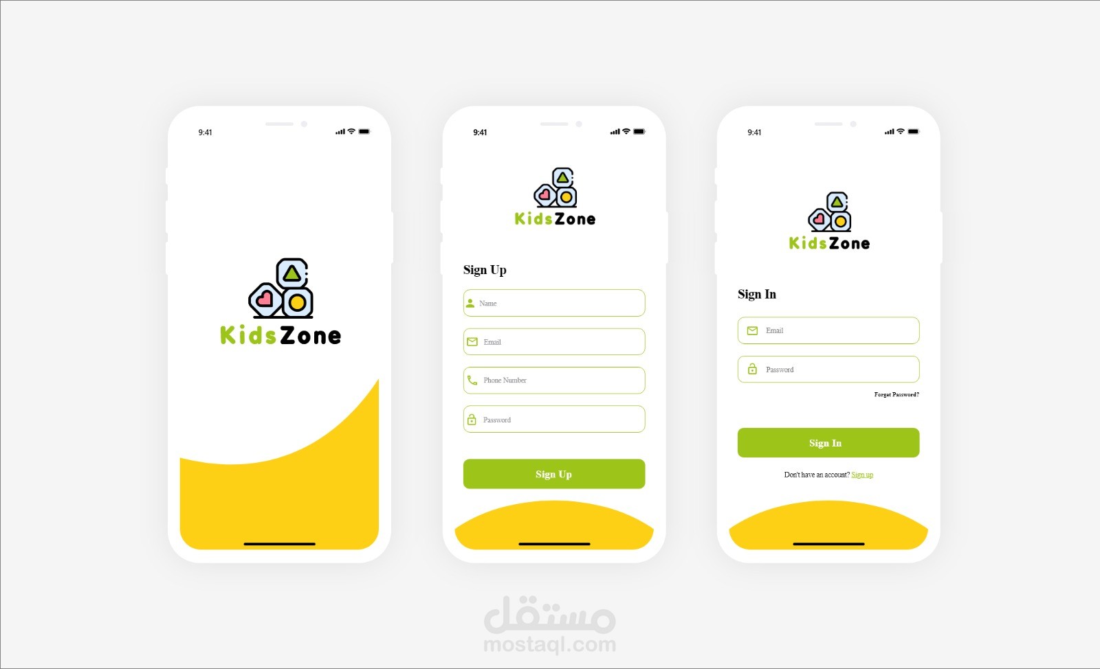 Kids zone Mobile App