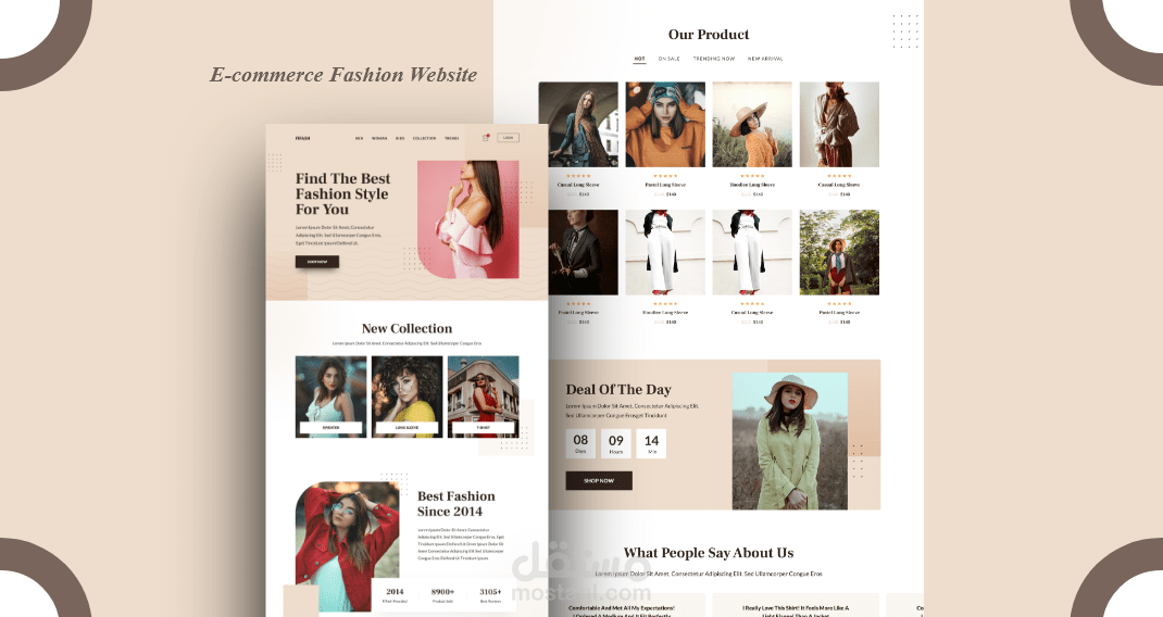 E-commerce Fashion Website