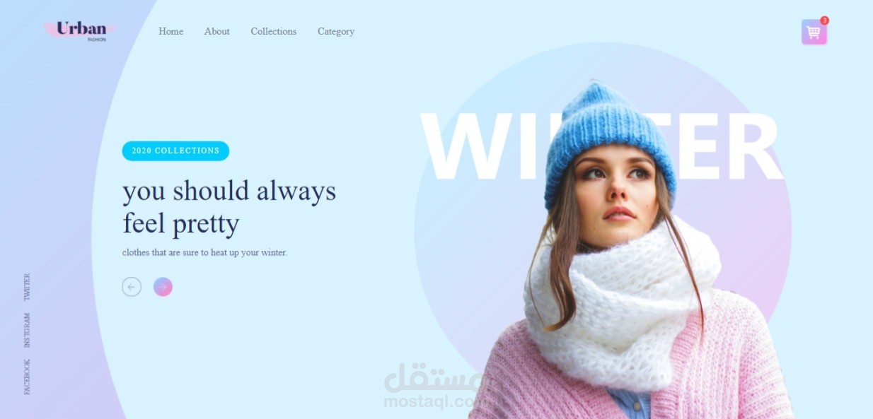 Fashion Design Web Page