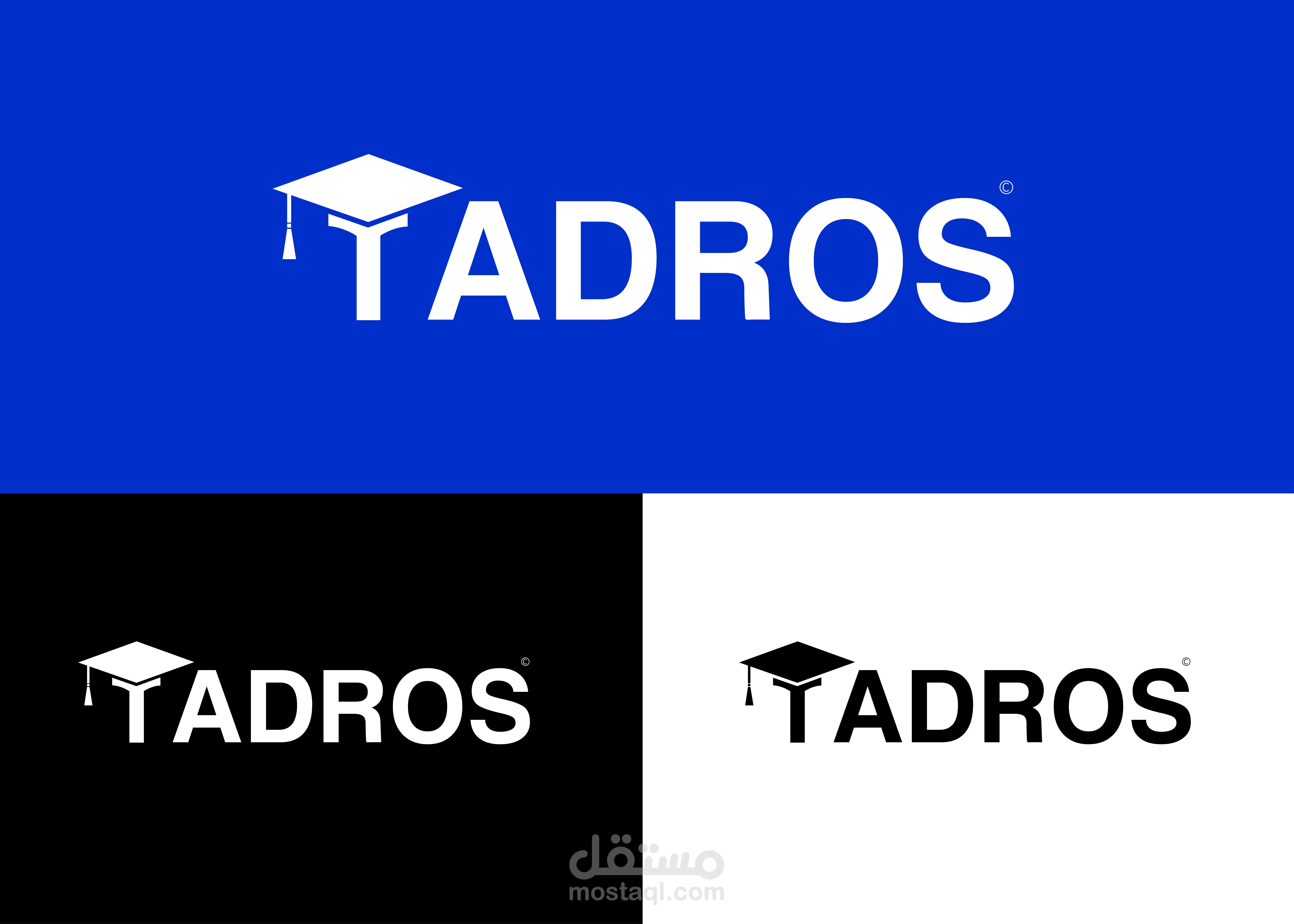 A visual identity for the Tadros educational platform