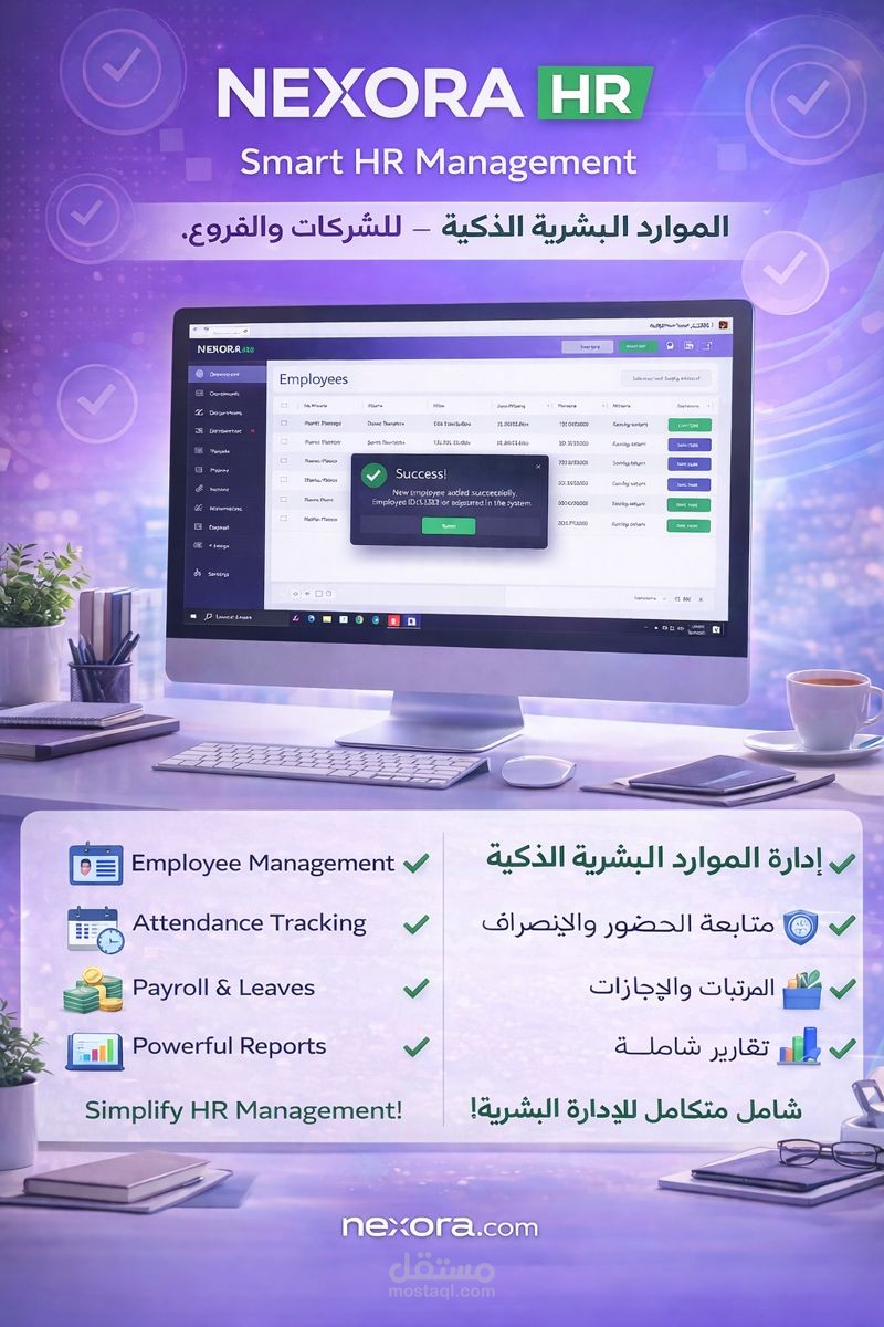 نظام إدارة الموارد البشرية المتكامل (HR Management System)