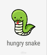 لعبة الثعبان الجائع
